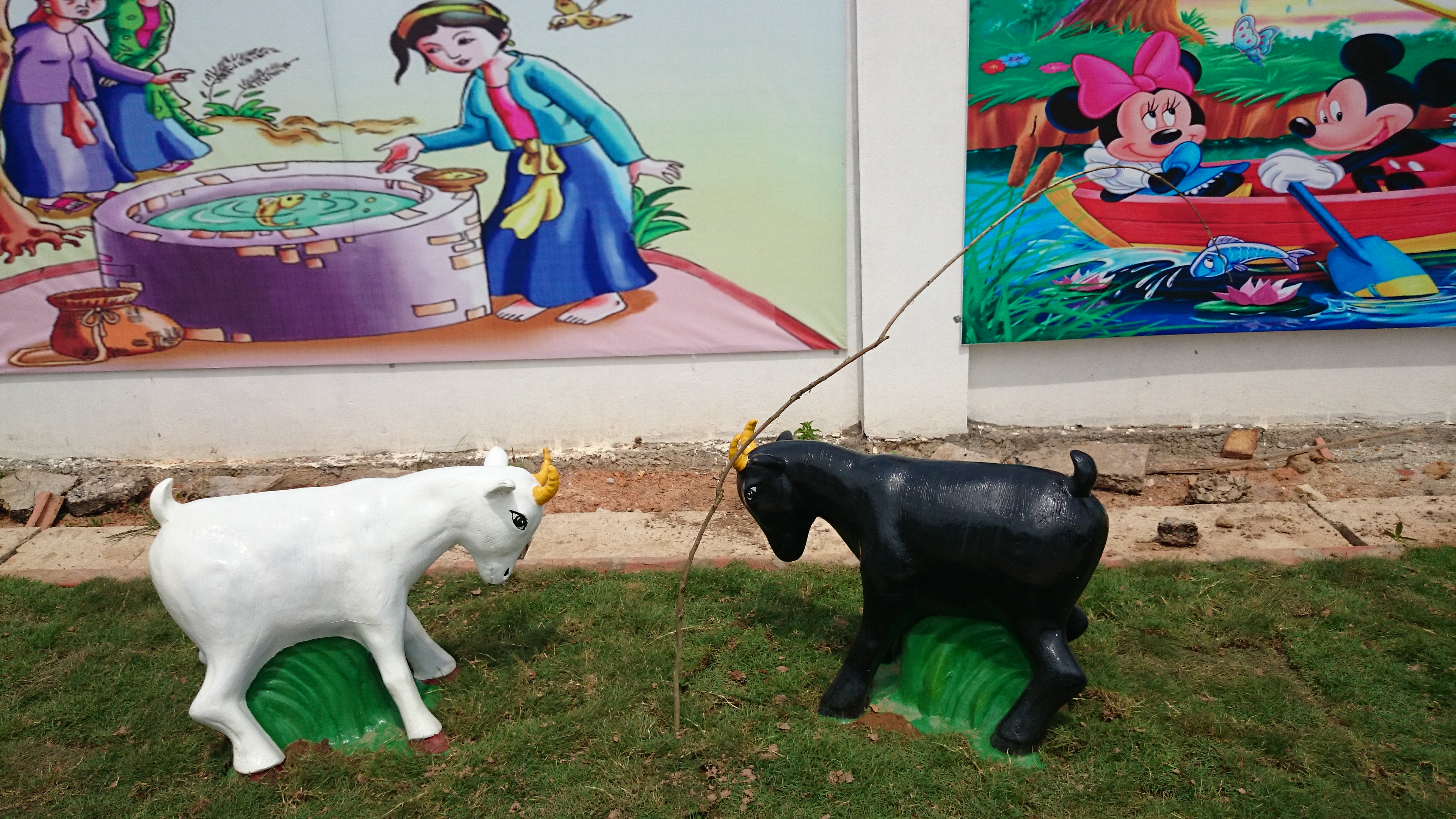 Dê đen và Dê trắng